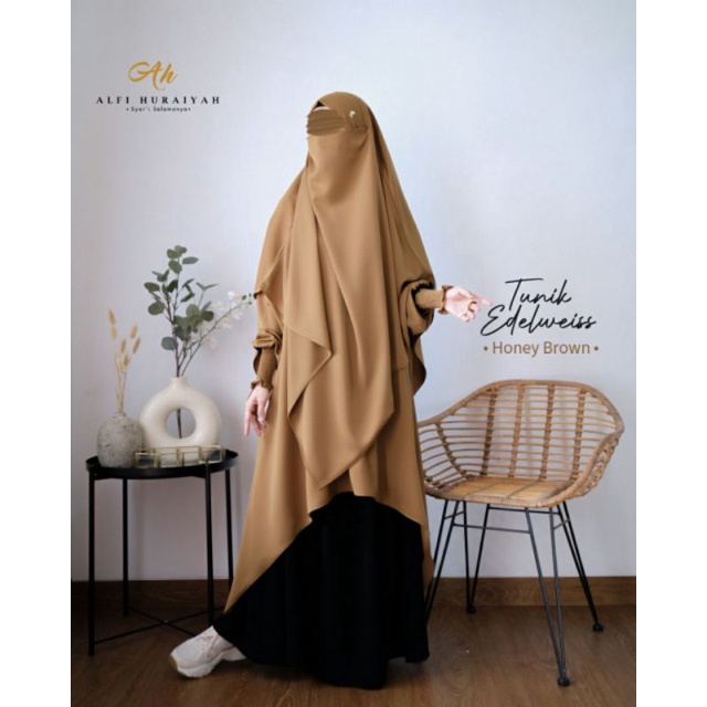 TUNIK EDELWEISS BY ALFI HURAIYAH TANPA KHIMAR