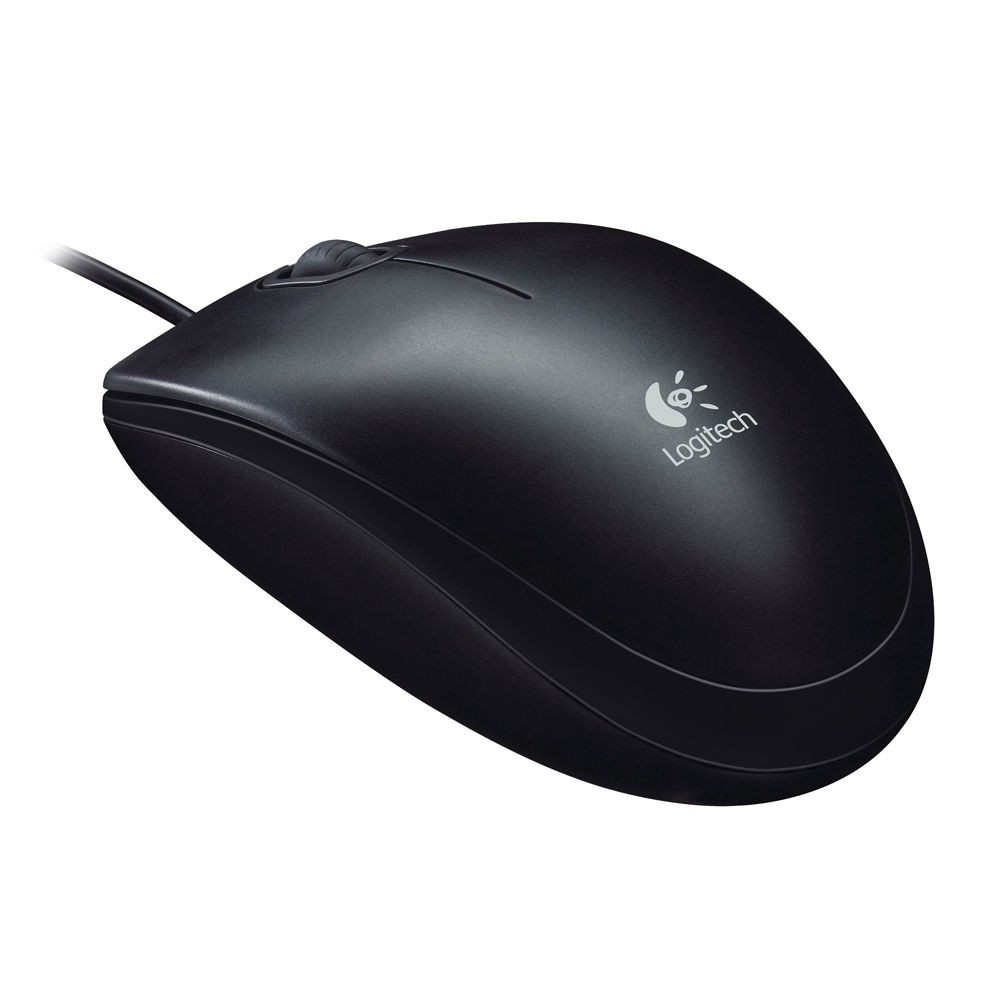 Mouse LOGITECH B100 USB Scroll OpticGaransi Resmi