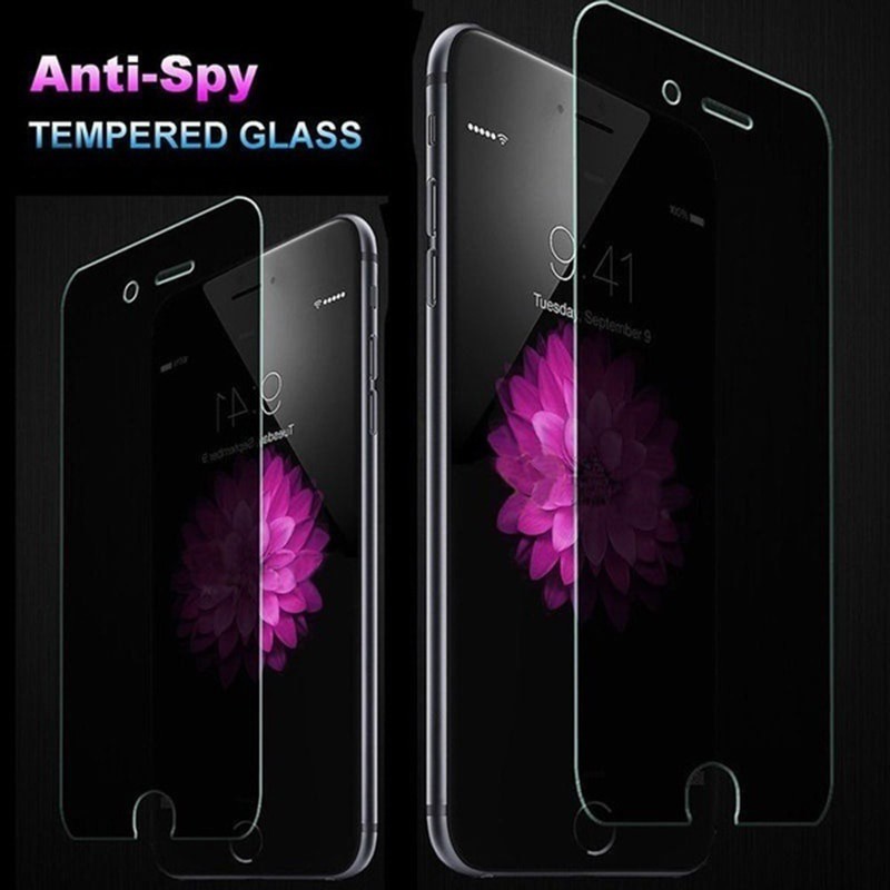 Half-covered Anti-Spy Tempered Glass Film for IPhone 6 6s 7 8 Plus 11 12 13 Pro X XS Max Se2020 Privacy Screen Protector