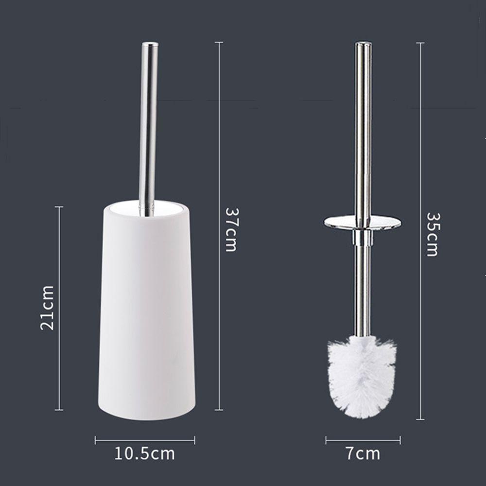 Populer Sikat Toilet Air Anti Bocor Pembersih Mandi Dengan Alas Stainless Steel Toilet Brush Holder Set