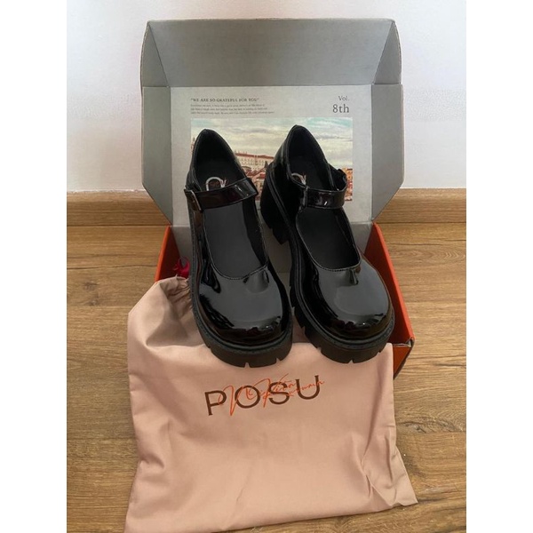Posu x Nikita Kusuma The Platform Shoes Black size 40 preloved