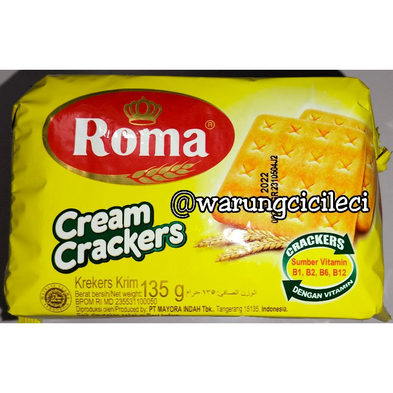 

ROMA - MALKIST - RASA CREAM CRACKERS 135g