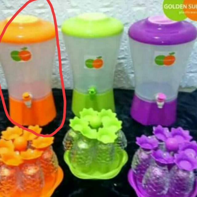 Dispenser golden sunkist