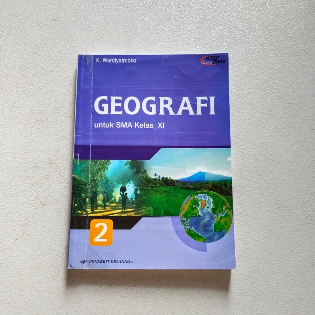 Original Buku GEOGRAFI 2 utk SMA kls XI - K Wardiyatmoko