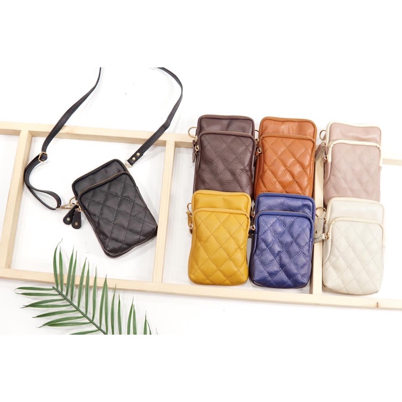 tas hp bahan kulit asli garut