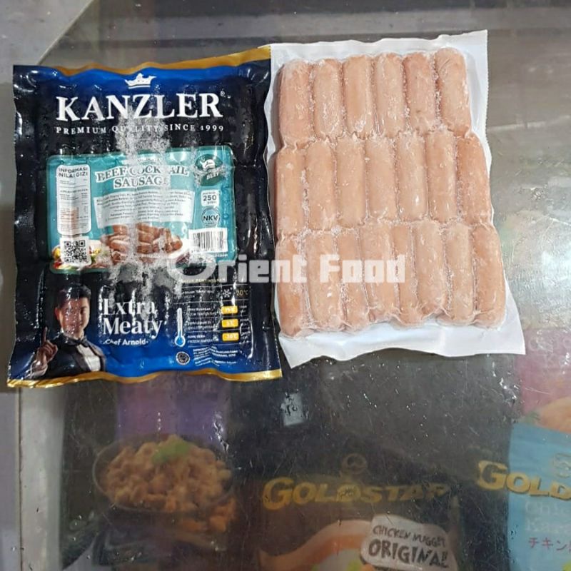 

Kanzler Sosis Beef Cocktail 250gr