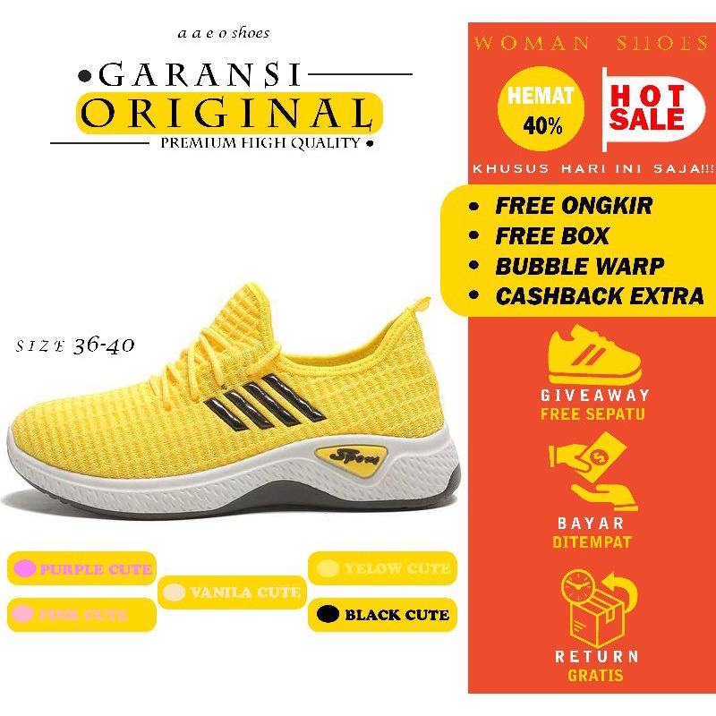Sepatu Sneakers Kets Tali Inport Korea Trendy Keren Terbaru Remaja Dewasa Wanita Spatu Sneaker Snekers Kuliah Jalan OOTD Kerja Sekolah Formal Casual Santai Hangout Joging Running Slip on Lari Outdoor Dewasa Remaja Main Termurah Original SP6