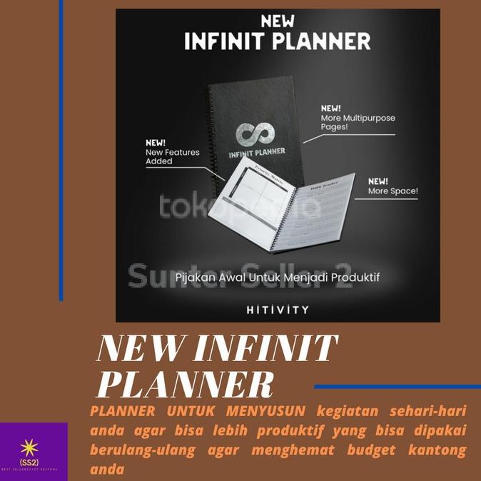 

Buku agenda Infinit planner Whiteboard book buku planner hitivity