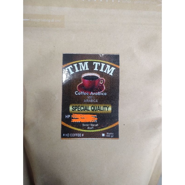 

Bubuk Kopi Aceh Tim-tim 100g