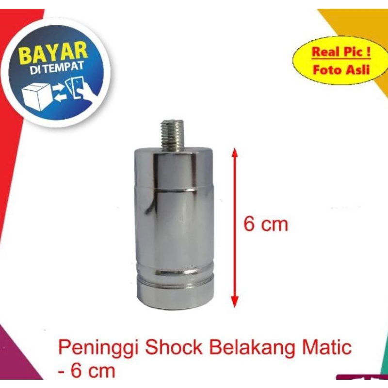 PENINGGI SHOCK BELAKANG MATIC BEAT MIO VARIO JUPITER REVO VEGA SUPRA PCX ADV N MAX AEROX NEX SCOOPY