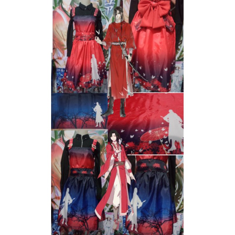 Tian Guang Ci fu Dress/Hualian Lolita/xie lian costume/San Lang/Heaven official Blessing Modern