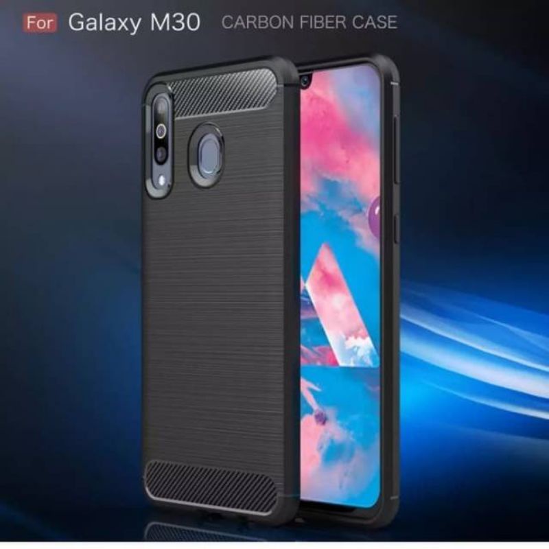 Softcase Slim Fit Carbon Samsung M30 - UA