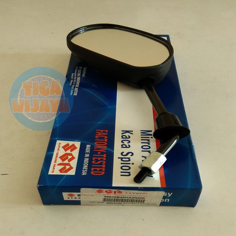 Spion Kiri Hitam Drat 12 Suzuki Smash Titan Original