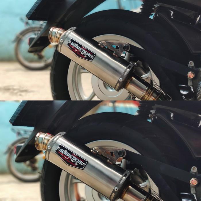 Knalpot | Knalpot Black Devil Honda Beat Scoopy Fullsystem