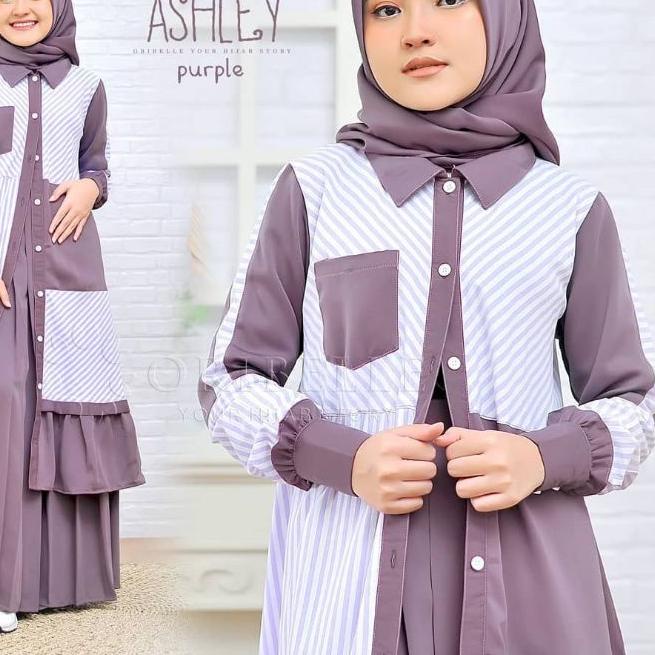 ➣ GAMIS MUSLIM ANAK 8-11 TAHUN/ASHLEY KIDS/SETELAN ANAK MUSLIMAH TERBARU/ORIBELLE KIDS/FAR MOSLEMSTO