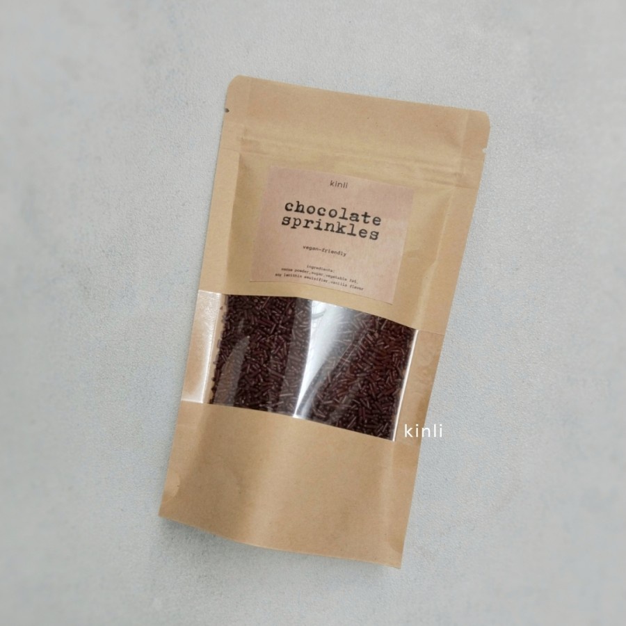 chocolate sprinkles vegan plant-based coklat meses nabati