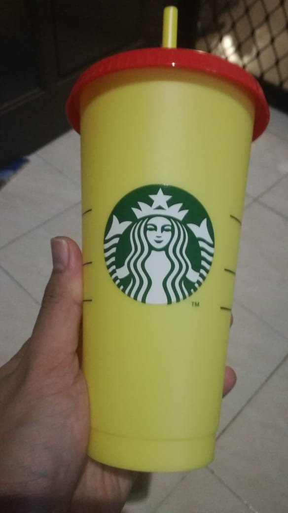 Reusable Cup Starbucks - Color Changing Cups Ori 100%