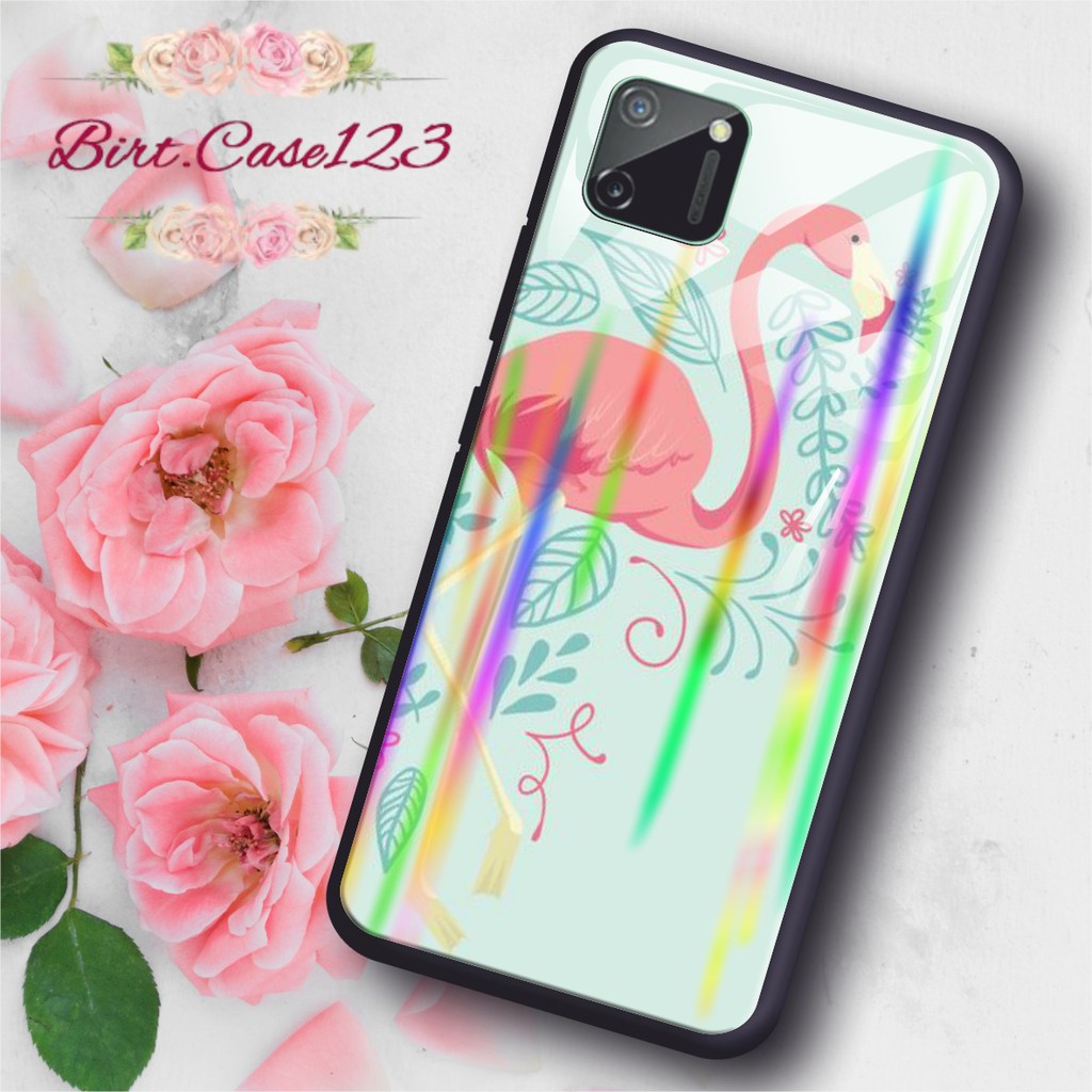 BC Case gambar FLAMINGO back case glass aurora oppo a3s a31 a7 f9 a5s a71 a83 f1s f5 f7 a91 a92 a5
