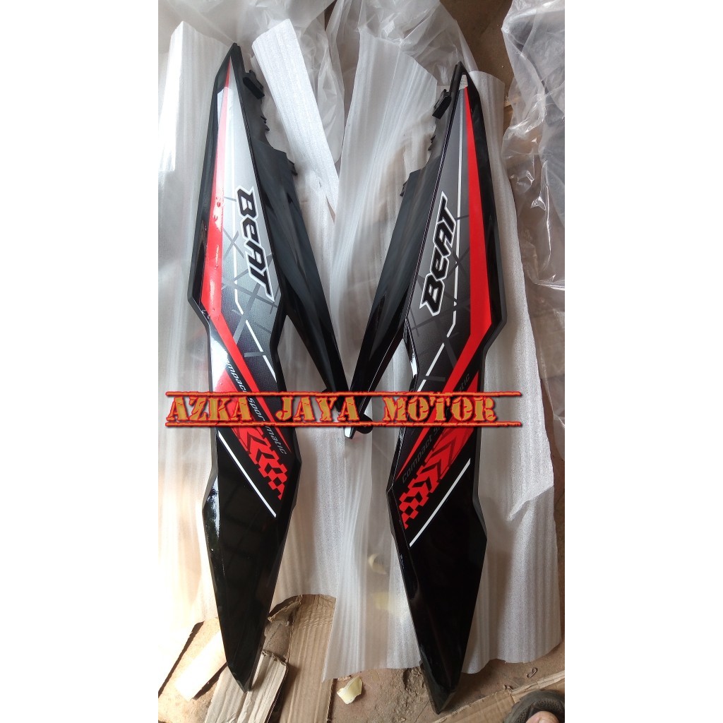 Cover Body Honda Beat Fi 2017 / Beat Baru / Beat Street warna Hitam