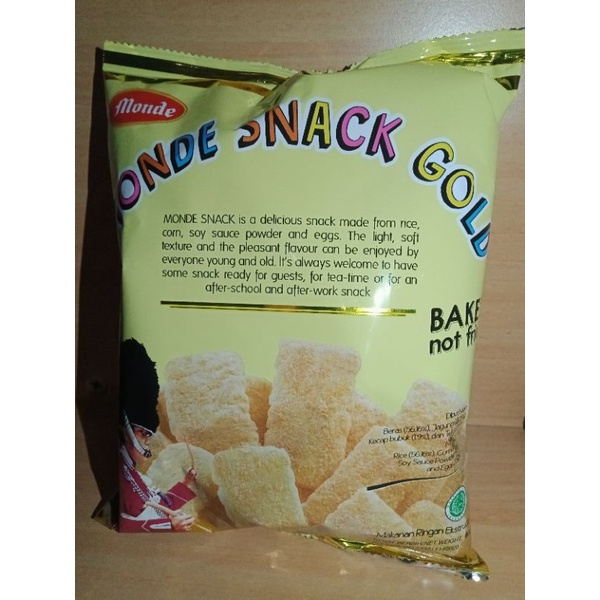

Monde Snack gold 60 gr.(30 pcs )