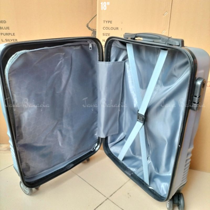 Koper Kabin Fiber 18 20 Inch Polo Sonic Ufo Marcello Geneva Empire Roda 4 Putar Murah