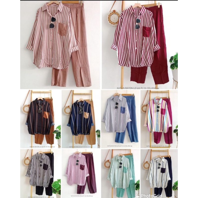 Baju Rumahan •Baju Stelan Panjang •One Set JUMBO •Baju Busui •Baju Rayon •Baju Garis2 •Baju bahan Ra
