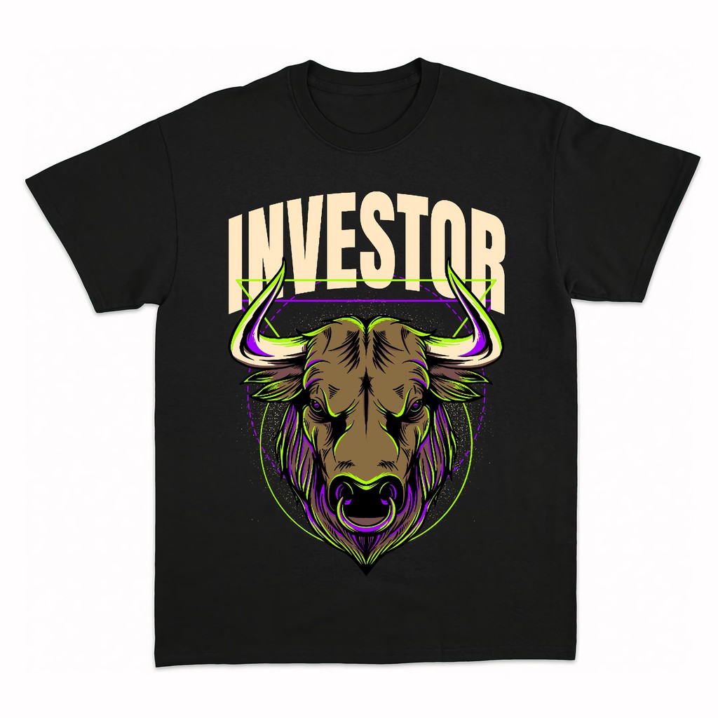 Stockix T-Shirt Kaos Baju Saham - INVESTOR