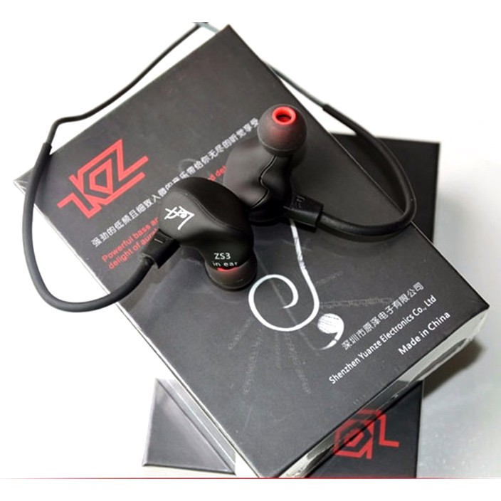 Earphone Sport dengan Mic Knowledge Zenith - KZ-ZS3 GARANSI