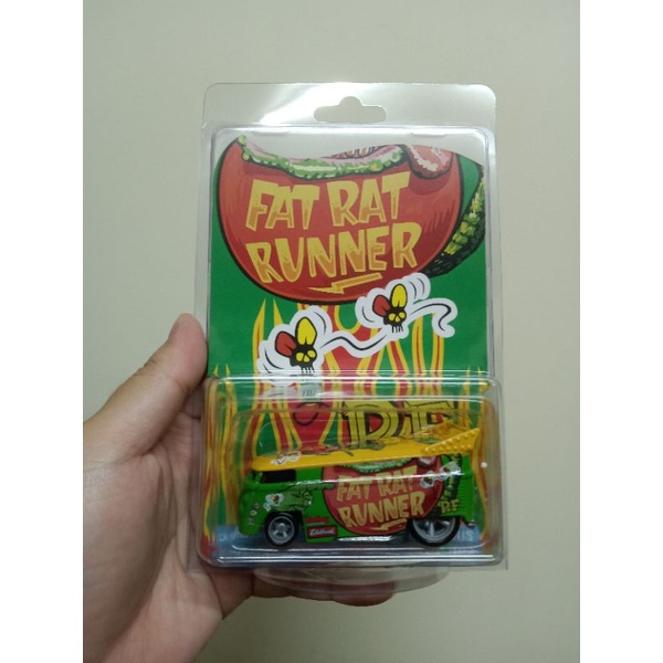 Hot Wheels Drag Bus custom Rat Fink Rat Fat v1