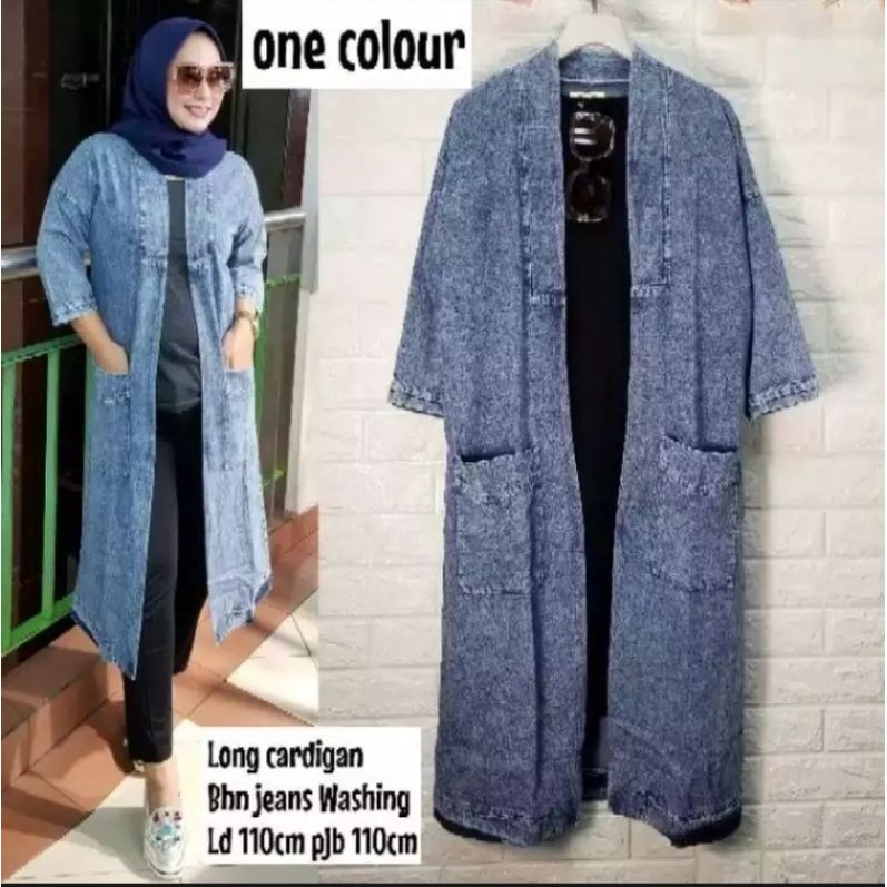 outer jeans panjang kekinian 2021/outer jumbo