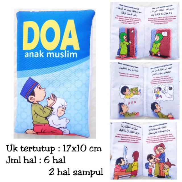 Buku Bantal Kain Doa Anak Muslim