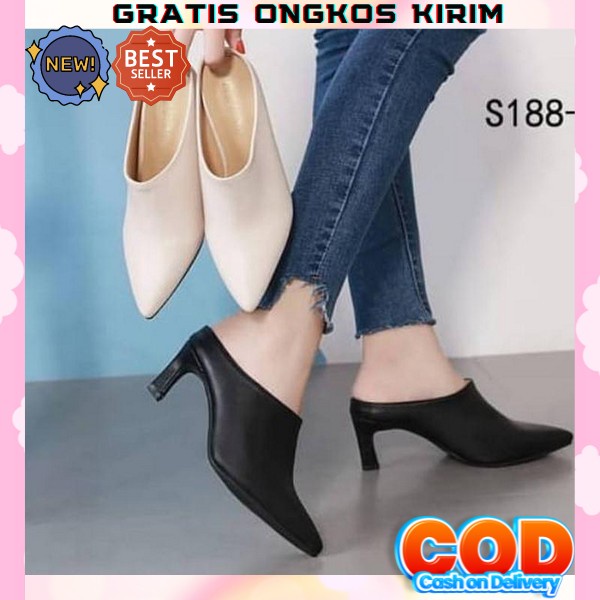 Sendal Pesta Kondangan Haihil Sandal Haihils High Heels Wanita Import Hak Kaca Tali Jelly Premium Sa