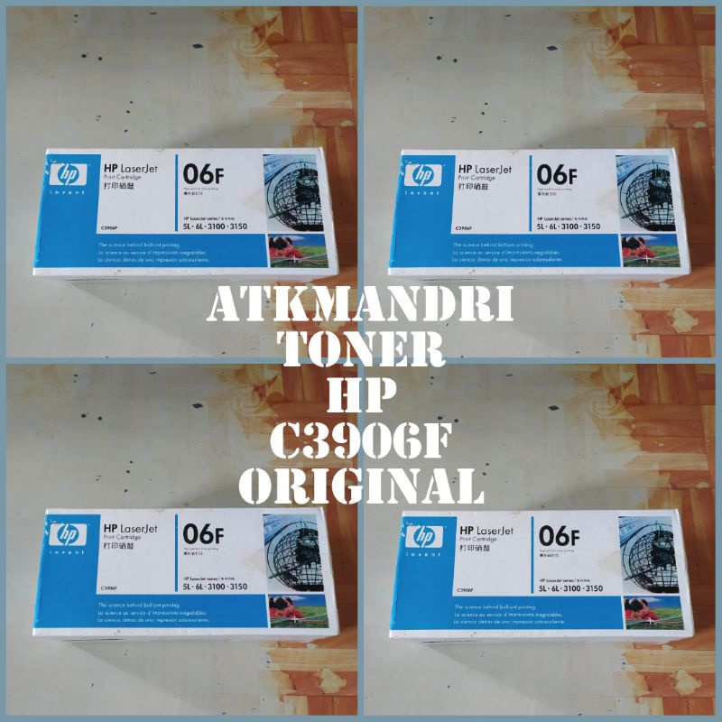 TONER HP 06F(C3906F) BLACK ORIGINAL NEW