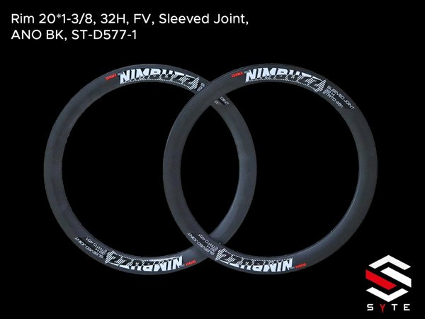 rims velg sepeda ukuran 20 plus 451 tinggi rims 4cm SYTE NIMBUZZ 28 H