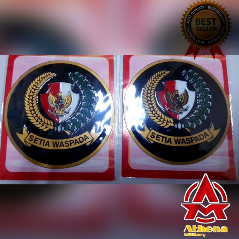 Stiker PVC Paspampres padi kapas | Stiker PVC paspampres bulat |Stiker kaca paspampres |stiker