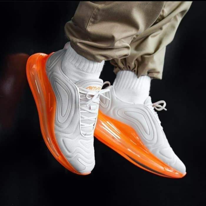 nike air max 720 white and orange