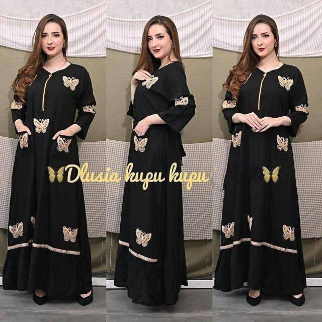 DASTER ARAB RENDA BUTTERFLY ll RESLETING DEPAN KAIN RAYON GRADE A