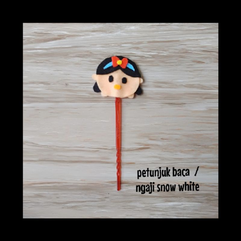 

petunjuk baca / kalam ngaji flanel princess snow white