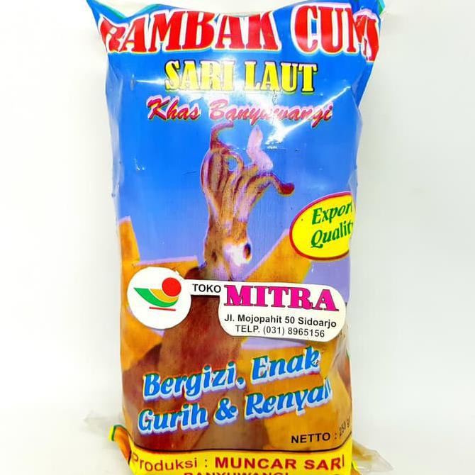 

Buruan Serbu] Sari Laut Rambak Cumi Khas Banyuwangi 250Gr