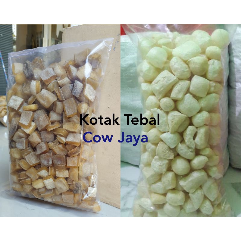 [250 gram] PRODUSEN KRECEK RAMBAK/KRUPUK KULIT SAPI SUPER