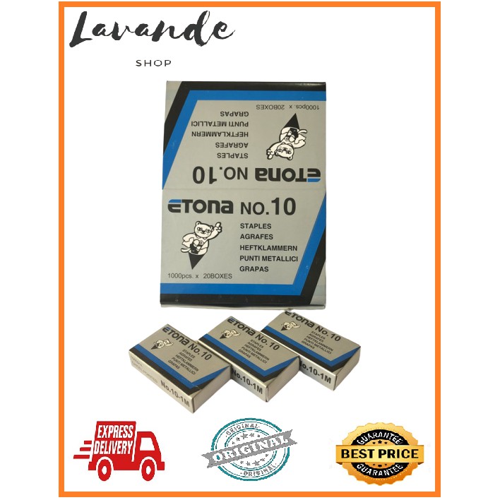 

STAPLES / ISI STAPLER ETONA NO 10 MURAH