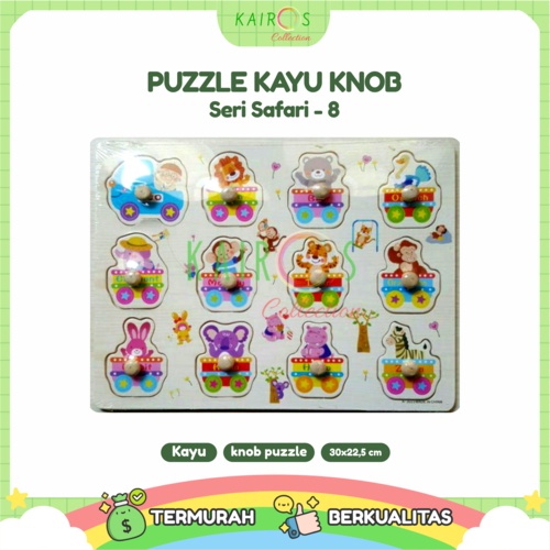 Puzzle Anak Kayu Knob Safari