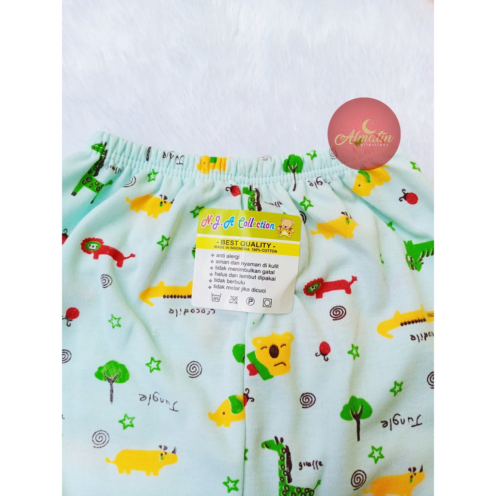 Celana Pendek Bayi Full Print / 3 Pcs Celana Pendek Anak