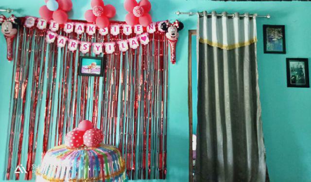Banner Bunting Flag Tedak Siten Aqiqah Turun Tanah Baby