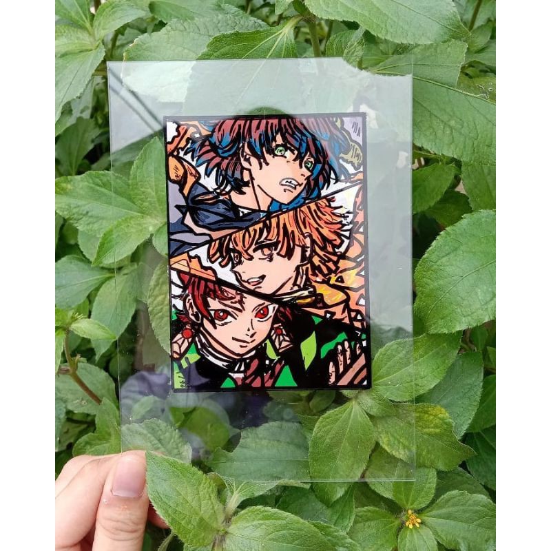 

anime acrylic painting
