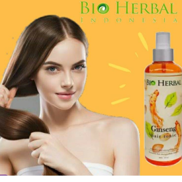 BIO HERBAL RED GINSENG HAIR TONIC SEGALA MASALAH RAMBUT 250ML (BPOM)