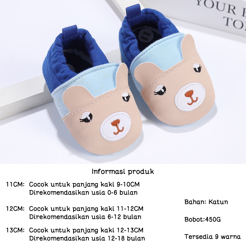 Sepatu Anak Bayi Import/Sepatu balita kartun/Sepatu balita anak/Sepatu anak kartun lucu L282/283/284