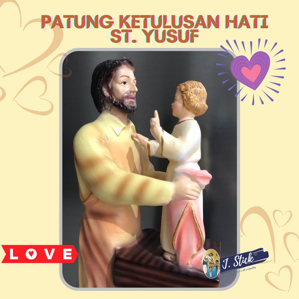 PATUNG KETULUSAN HATI ST. YUSUF, 40 CM