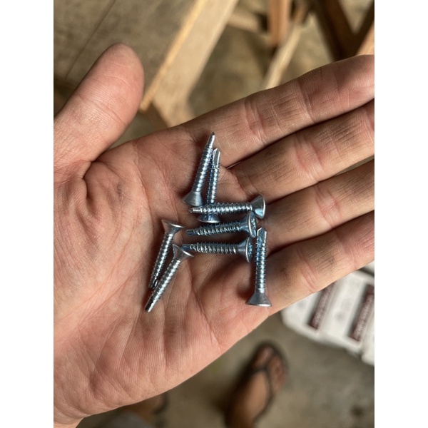 SKRUP SDS FH #8 x 25 / SDS FLAT HEAD SCREW panjang 2.5 cm SKRUP SDS KEPALA DATAR