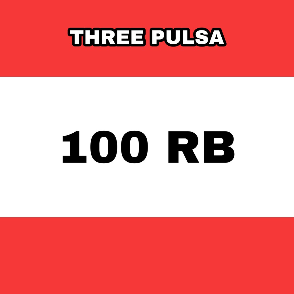 Pulsa reguler isi pulsa tri 100rb tri murah agen tri agen kuota agen voucher tri beli kuota